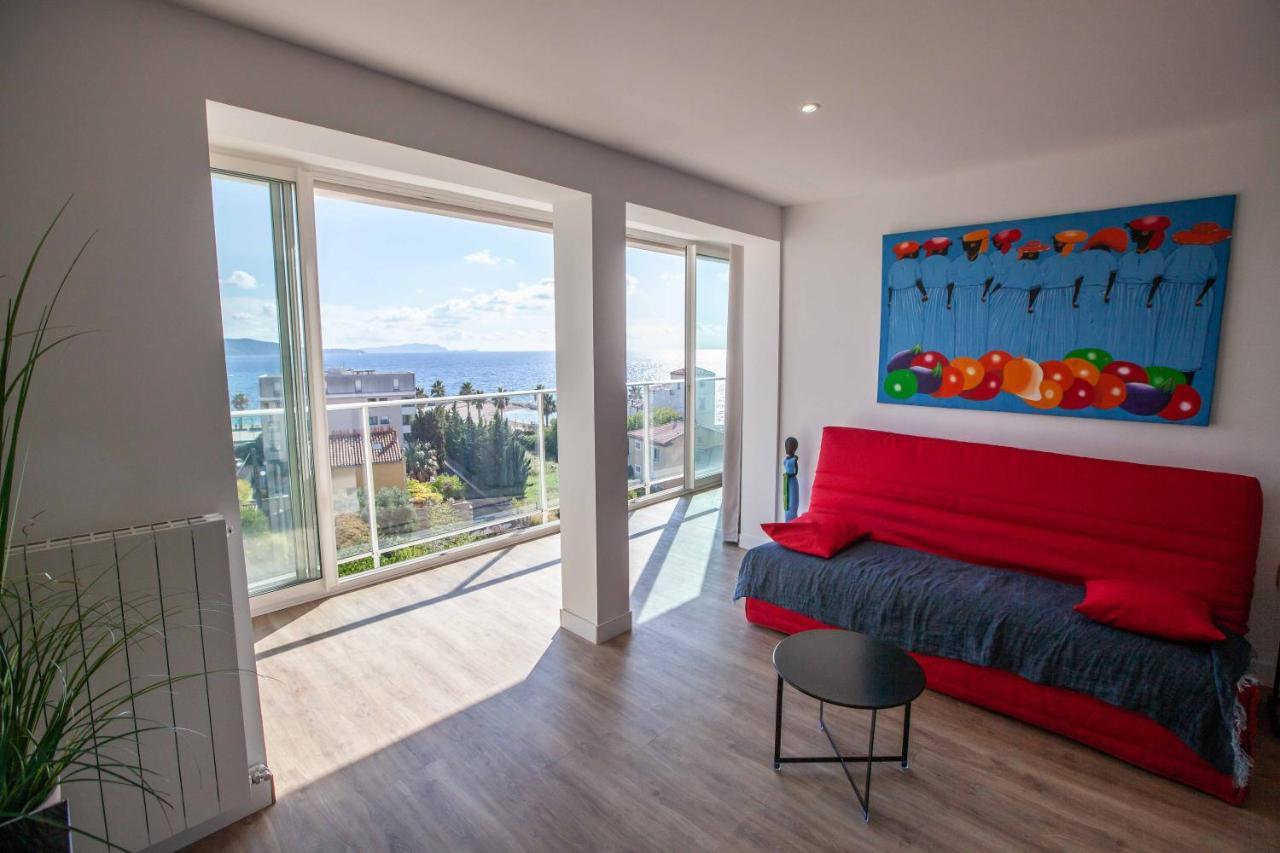 Tres Beau T2 Climatise Refait A Neuf, Vue Mer Panoramique Exceptionnelle A 120M A Pied De La Plage La Ciotat Dış mekan fotoğraf